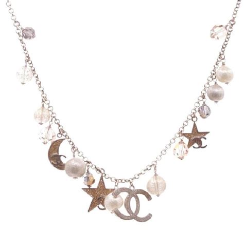 chanel moon star necklace|gold chanel necklace.